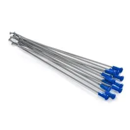 KITE 20.901.0.BL SPOKES & NIPPLES 21' FRONT ALUMINIUM REPLACEMENT KIT SILVER | BLUE