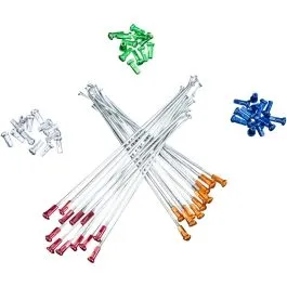 KITE 20.907.0.AR SPOKES & NIPPLES 19' REAR ALUMINIUM REPLACEMENT KIT SILVER | ORANGE