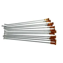 KITE 20.909.0.AR SPOKES & NIPPLES KIT 18' REAR ALUMIUM SILVER | ORANGE