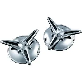 KURYAKYN 1243 KNOCK-OFF CENTER CAPS FOR TRIKES CHROME