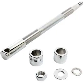 DRAG SPECIALTIES 16-0317NU AXLE KIT FRONT CHROME 3/4'