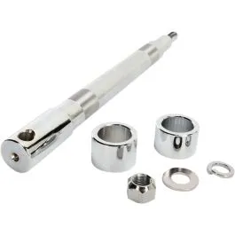 DRAG SPECIALTIES 16-0324NU AXLE KIT FRONT CHROME 1'