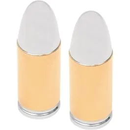 DRAG SPECIALTIES 282007 .38 SPECIAL VALVE STEM CAP GOLD