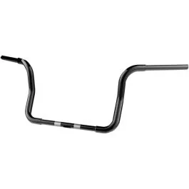 KHROME WERKS 300870 HANDLEBAR 1-1/4' BOBBER 10' APE HANGER W/ETC CONTROL BLACK