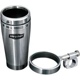 KURYAKYN 1464 UNIVERSAL DRINK HOLDER WITH STAINLESS CUP 1' CHROME
