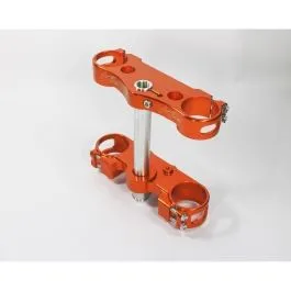 KITE 16.020.0.AR TRIPLE CLAMP MX-EN 14 MM OFFSET ALUMINIUM ANODIZED ORANGE
