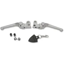 POWERSTANDS RACING 12-00651-20 LEVER SET ANTHEM ALUMINUM CHROME NATURAL
