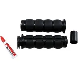 KURYAKYN 6345 GRIP ISO BLACK METRIC GRIPS
