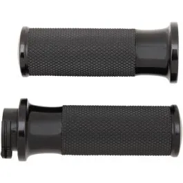 ARLEN NESS 07-321 GRIPS SMOOTH FUSION THROTTLE BY CABLE BLACK