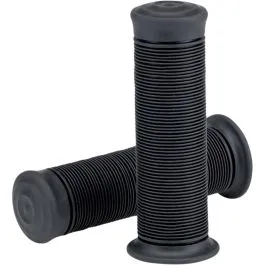 BILTWELL 6701-0101 KUNG FU 1' GRIPS KRATON RUBBER BLACK
