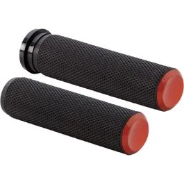 ARLEN NESS 07-306 ORANGE KNURLED GRIPS FOR TBW