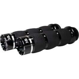 KHROME WERKS 500110 BLACK AIR TRACER GRIPS FOR TBW