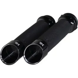 KHROME WERKS 500140 GRIP CUSTOM EDGE TBW BL