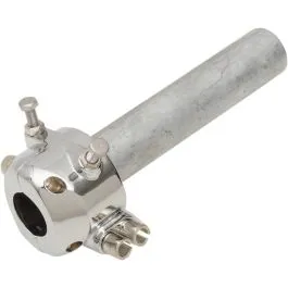 EMGO 44-29474 THROTTLE ASSEMBLY CHROME 7/8'
