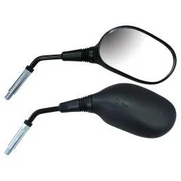 EMGO 20-55291 MIRROR OEM REPLACEMENT BLACK RIGHT