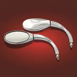 SHOW CHROME 28-602 TWISTED MIRROR TALL YAM