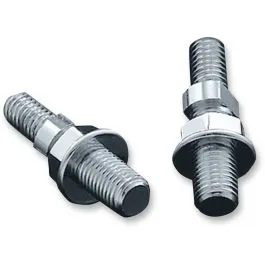 KURYAKYN 1411 MIRROR ADAPTERS METRIC CHROME