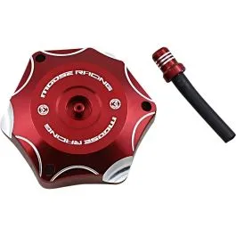 MOOSE RACING T03-1132R CAP GAS ALUM HON/RD
