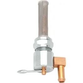 DRAG SPECIALTIES 03-0074 FUEL PETCOCK ROUND 5/16' DOWN CHROME