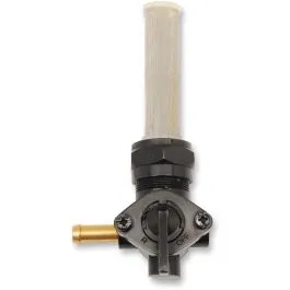 DRAG SPECIALTIES 03-0040LB PETCOCK 22MM LEFT 90&DEG; BLACK
