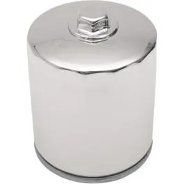 DRAG SPECIALTIES 14-0020HPK-BX18 MAGNETIC RING OIL FILTER W/ NUT CHROME