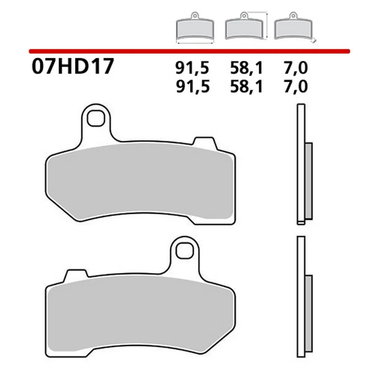 Pastiglie Brembo Freno Anteriori 07hd17sa Per Harley Davidson Vrsca 1130 V-rod 1130 2005 > 2010-07HD17SA-248779
