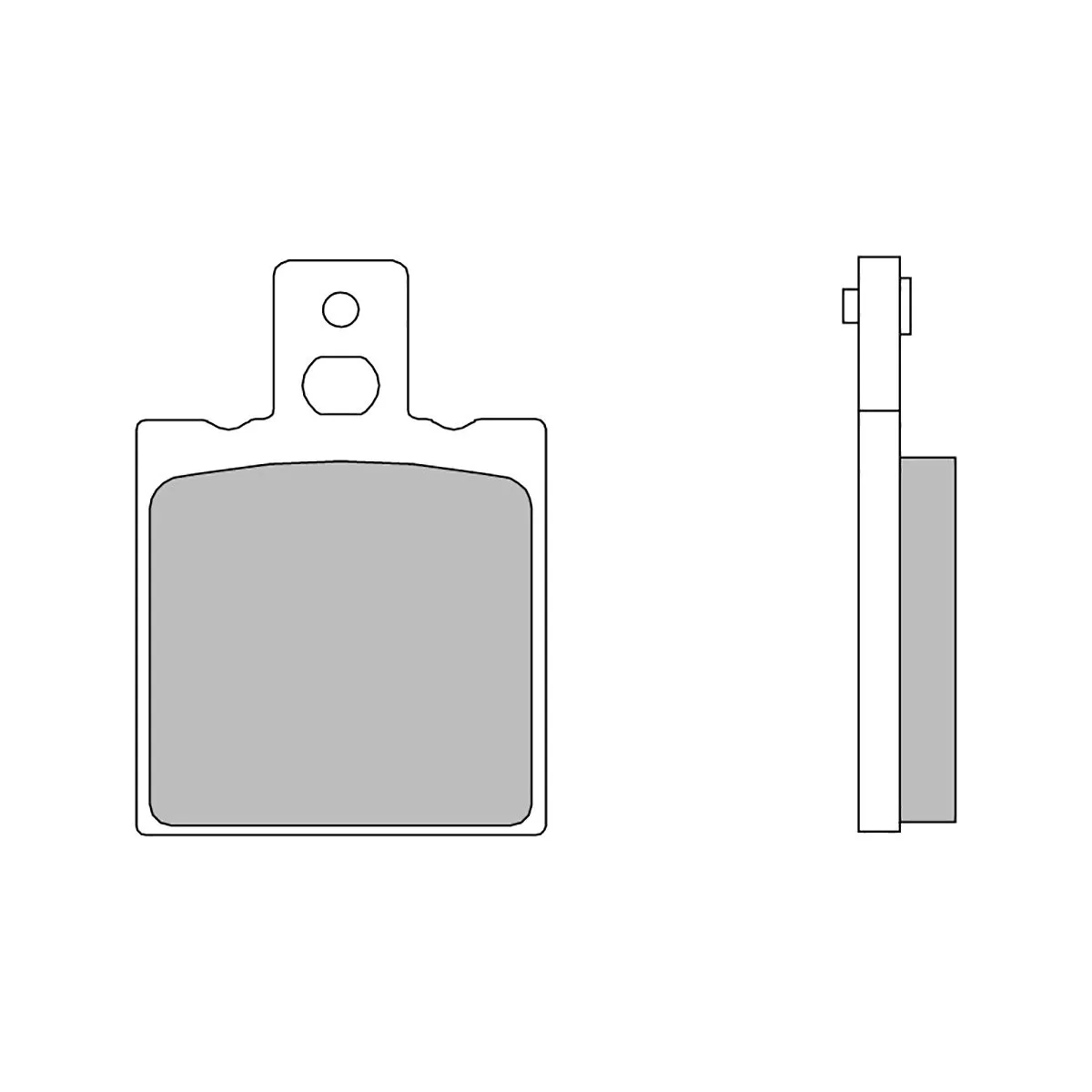Pastiglie Brembo Freno Posteriori 07ho33cc Per Honda Nsr R 125 1989 > 2001-07HO33CC-294281