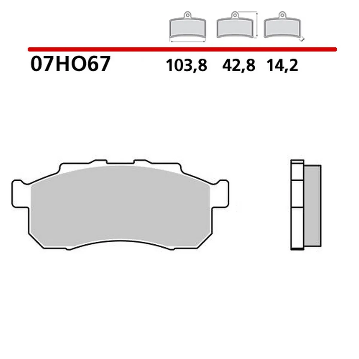 Pastiglie Brembo Freno Anteriori 07ho67sd Per Honda Pioneer 500 2015 > 2020-07HO67SD-248899