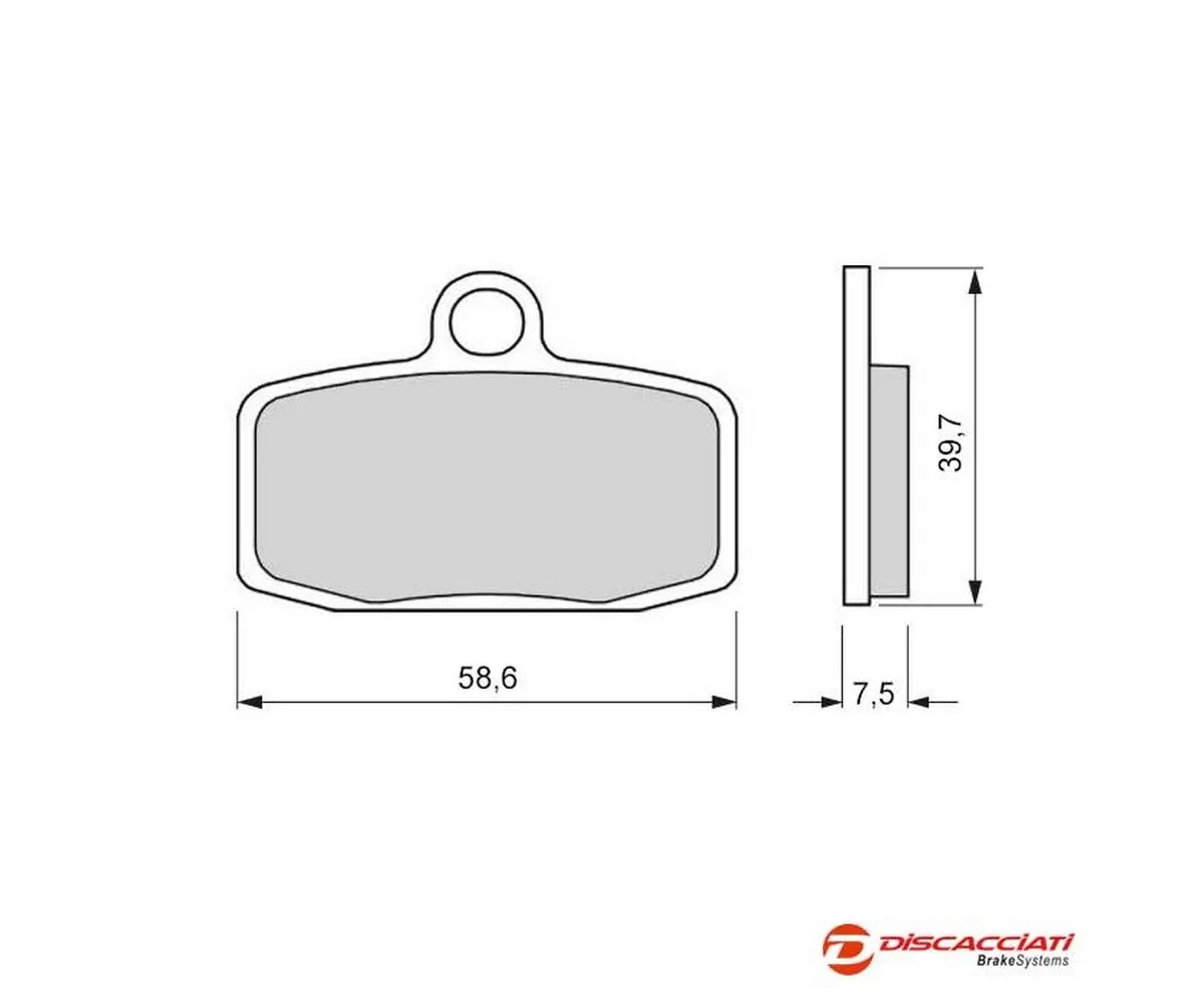 Kit Pastiglie Brembo 07gr20sx Per Pinza 76 Mm Discacciati-07GR20SX-246447