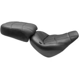 MUSTANG 75160 SEAT SOLO TOUR TRAPEZOID STITCH BLACK
