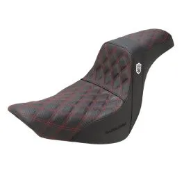 SADDLEMEN SC81829DR SEAT SDC PERF GRIP RED ST