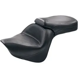 MUSTANG 76127 SEAT ONE-PIECE WIDE TOURING 2-UP VINTAGE SMOOTH