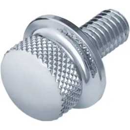 KURYAKYN 9038 KNOB SEAT KNURLED CHROME