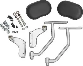 SHOW CHROME 52-926 ARMRESTS GL1800 CHROME