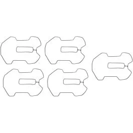 JAMES GASKET JGI-25700425 GASKET ROCKER HOUSING LOWER M8