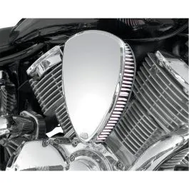 BARON BA-2080-00 AIR CLEANER KIT BIG AIR SMOOTH CHROME
