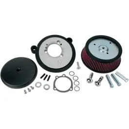 ARLEN NESS 18-327 AIR FILTER KIT BIG SUCKER STAGE 1 WITH STANDARD AIR FILTER SMOOTH BLACK