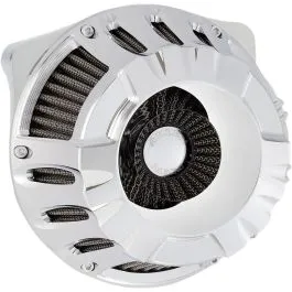 ARLEN NESS 18-926 AIR CLEANER KIT INVERTED BIG SUCKER DEEP CUT CHROME
