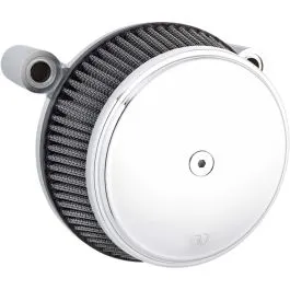 ARLEN NESS 50-334 AIR FILTER KIT BIG SUCKER STAGE 1 SMOOTH WITH SYNTHETIC AIR FILTER CHROME