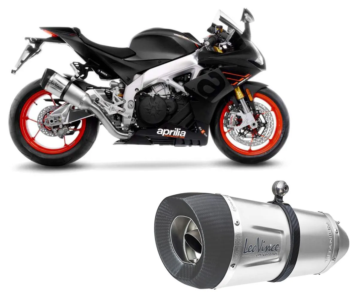 Scarico Leovince Factory S Titanio Racing Aprilia Rsv4 1000 Rr 2019 > 2020 14308st-14308ST-290038
