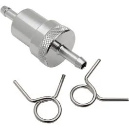 EMGO 14-34461 FUEL FILTER METAL CHROME