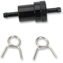 EMGO 14-34472 FUEL FILTER ALUMINIUM BLACK