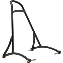 BURLY BRAND B13-1504B SISSY BAR SHORT W/PAD BLACK POWDER-COATED
