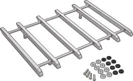 SHOW CHROME 91-307 VANTAGE SIX RAIL RACK