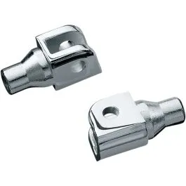 KURYAKYN 7939 TAPERED PEG ADAPTERS FOR CAN-AM HONDA & SUZUKI CHROME