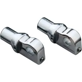 KURYAKYN 8808 SPLINED PEG ADAPTERS FOR CAN-AM HONDA & SUZUKI CHROME