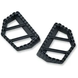 KURYAKYN 3597 DRIVER FLOORBOARDS RIOT BLACK