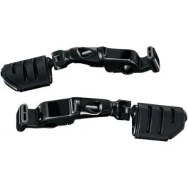 KURYAKYN 3995 CRUISE MOUNTS ERGO II WITH TRIDENT DUALLY ISO-PEGS BLACK