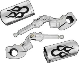SHOW CHROME 21-355P HIGHWAY PEGS FLAME GL1800