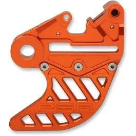 POWERSTANDS RACING 08-04100-28 GUARD REAR DISC ALUMINUM ANODIZED ORANGE